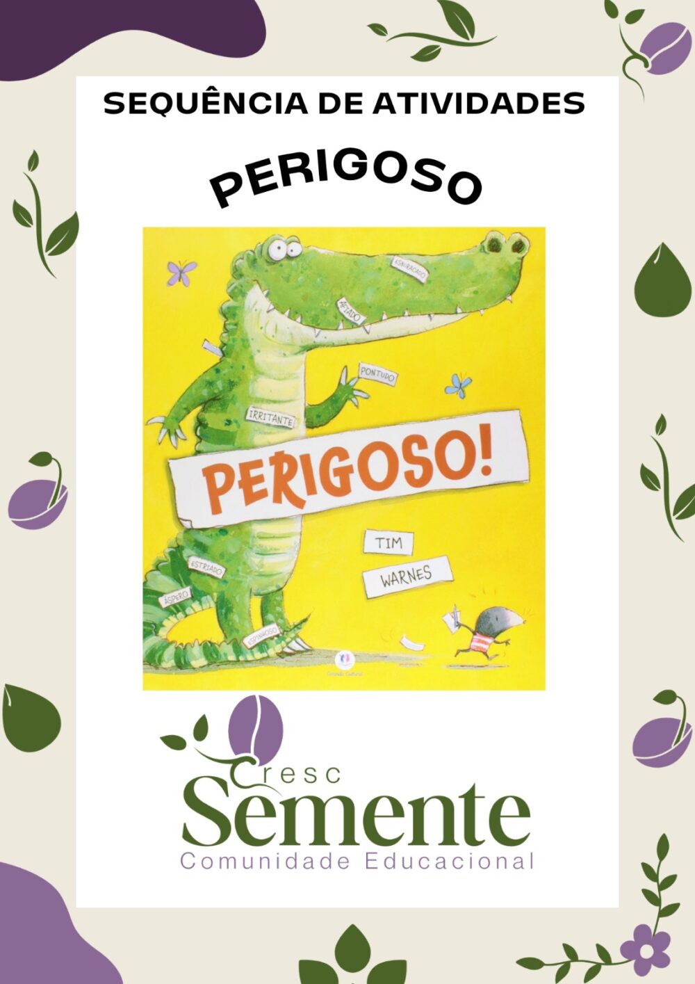 SEQUÊNCIA DE ATIVIDADES PERIGOSO 1º ANO 2024 - Imagem 2