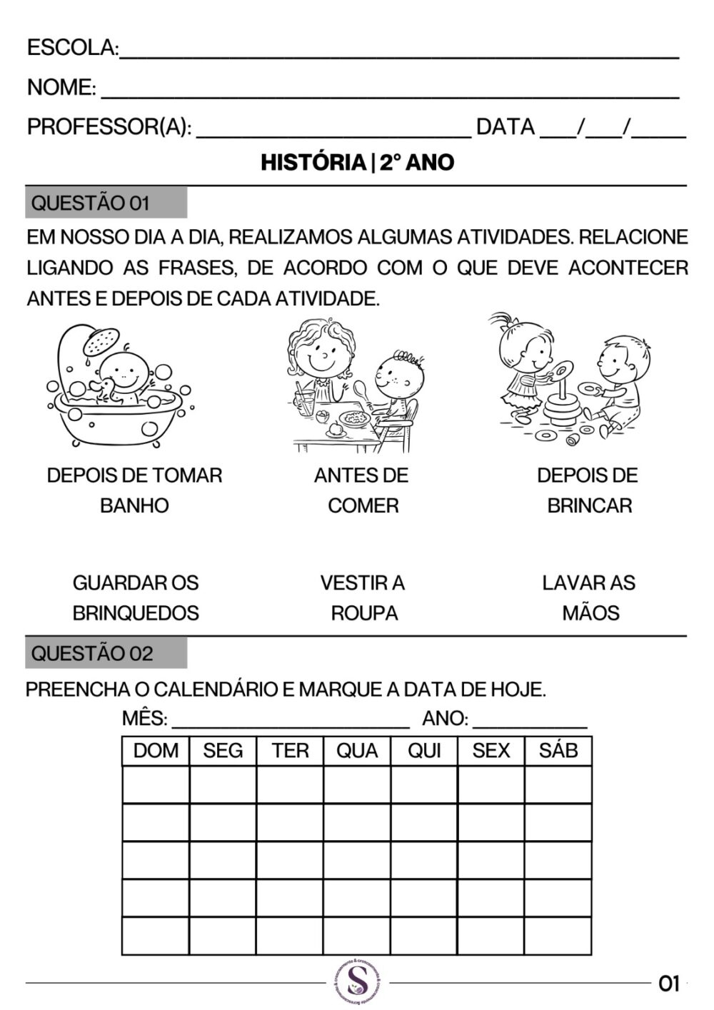 AVALIAÇÕES OBJETIVAS 2º ANO - Imagem 3