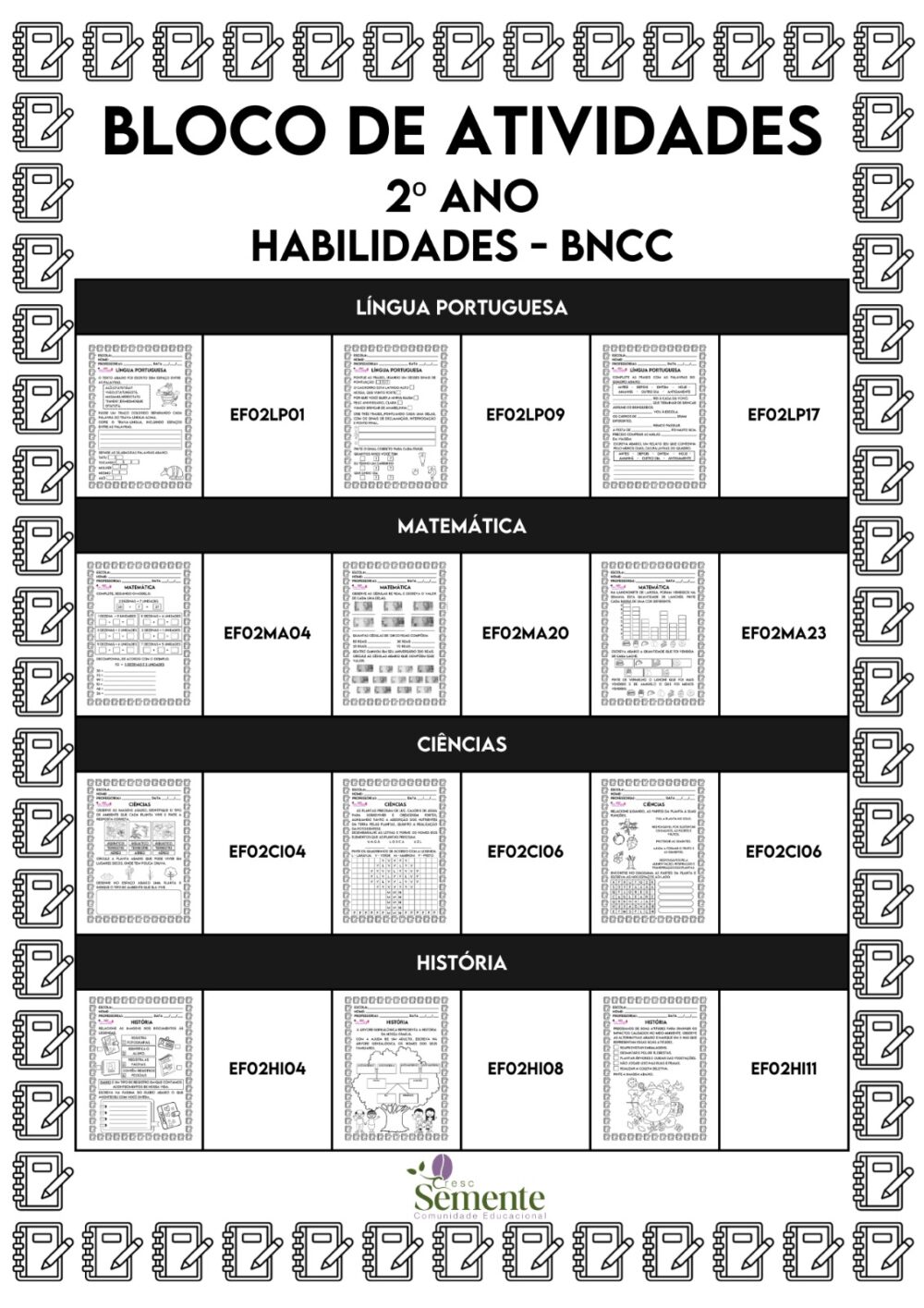 BLOCO DE ATIVIDADES 2º ANO 2024 - Imagem 4