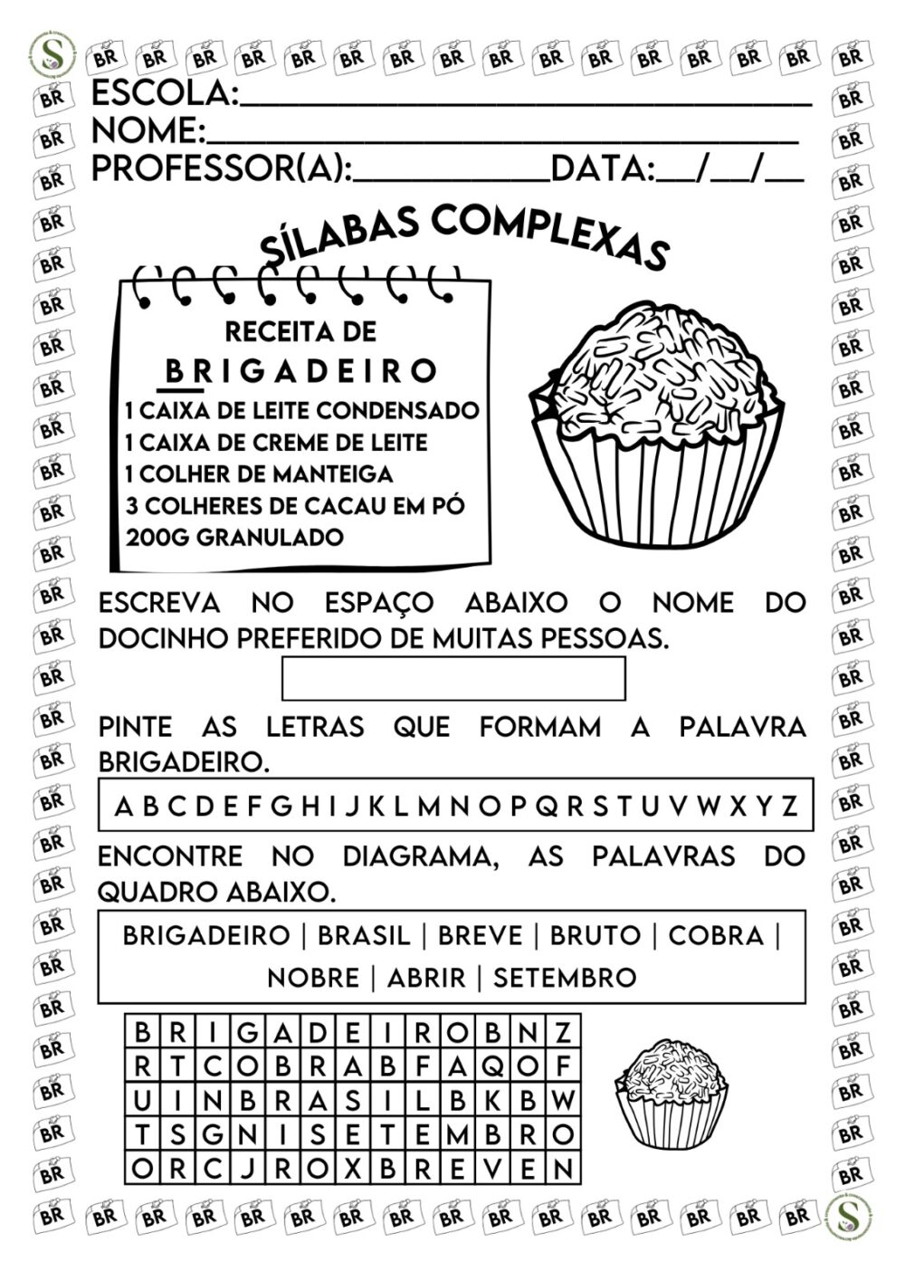 APOSTILA SÍLABAS COMPLEXAS 2024 - Imagem 4