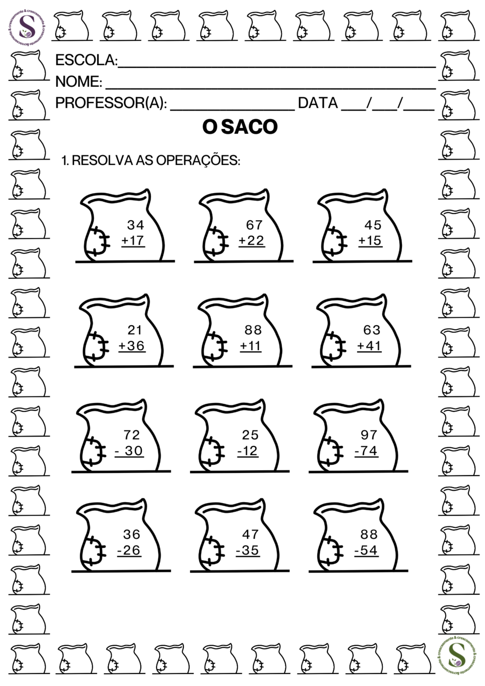 SEQUÊNCIA DIDÁTICA  O SACO 2º ANO - Imagem 5