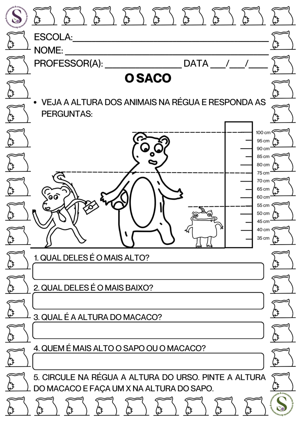 SEQUÊNCIA DIDÁTICA  O SACO 2º ANO - Imagem 4