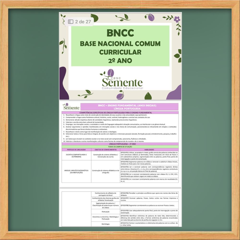 BNCC DO 2º ANO