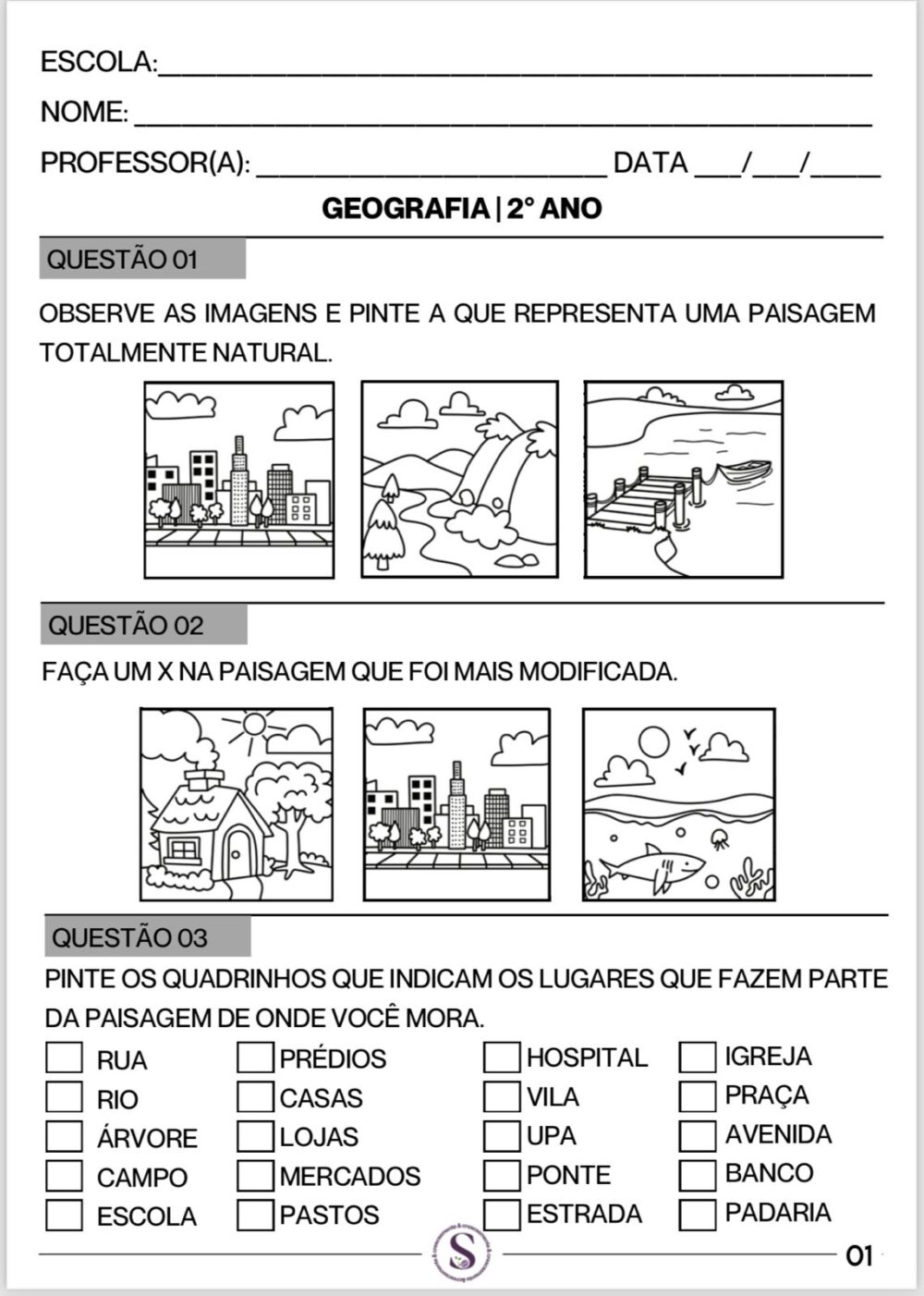 AVALIAÇÕES 1º E 2º ANO (2º BIMESTRE) - Imagem 2