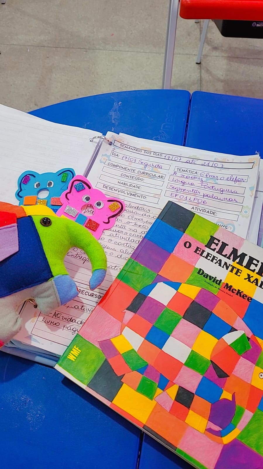 PROJETO DE LEITURA- MALETA VIAJANTE + SEQUÊNCIA DE ATIVIDADES ELMER, O ELEFANTE XADREZ - Imagem 8