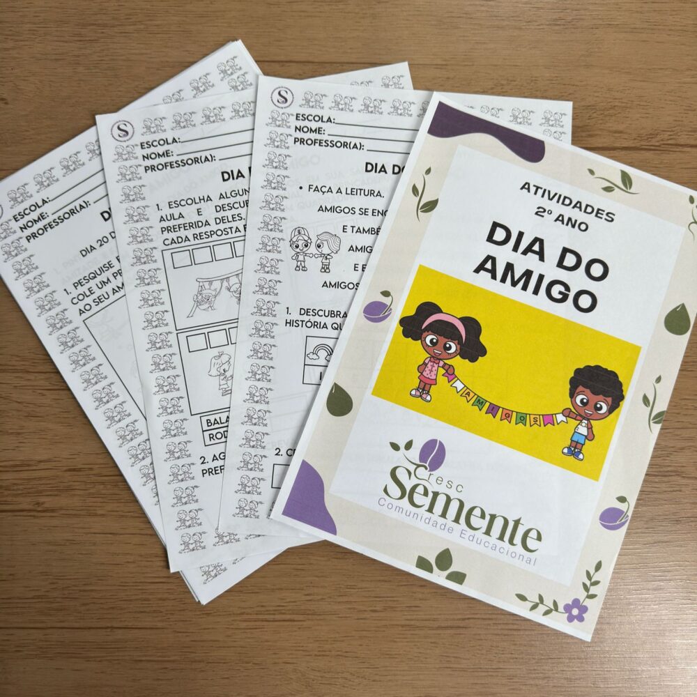 ATIVIDADES DIA DO AMIGO + CARTÃO AMIGO DOCE