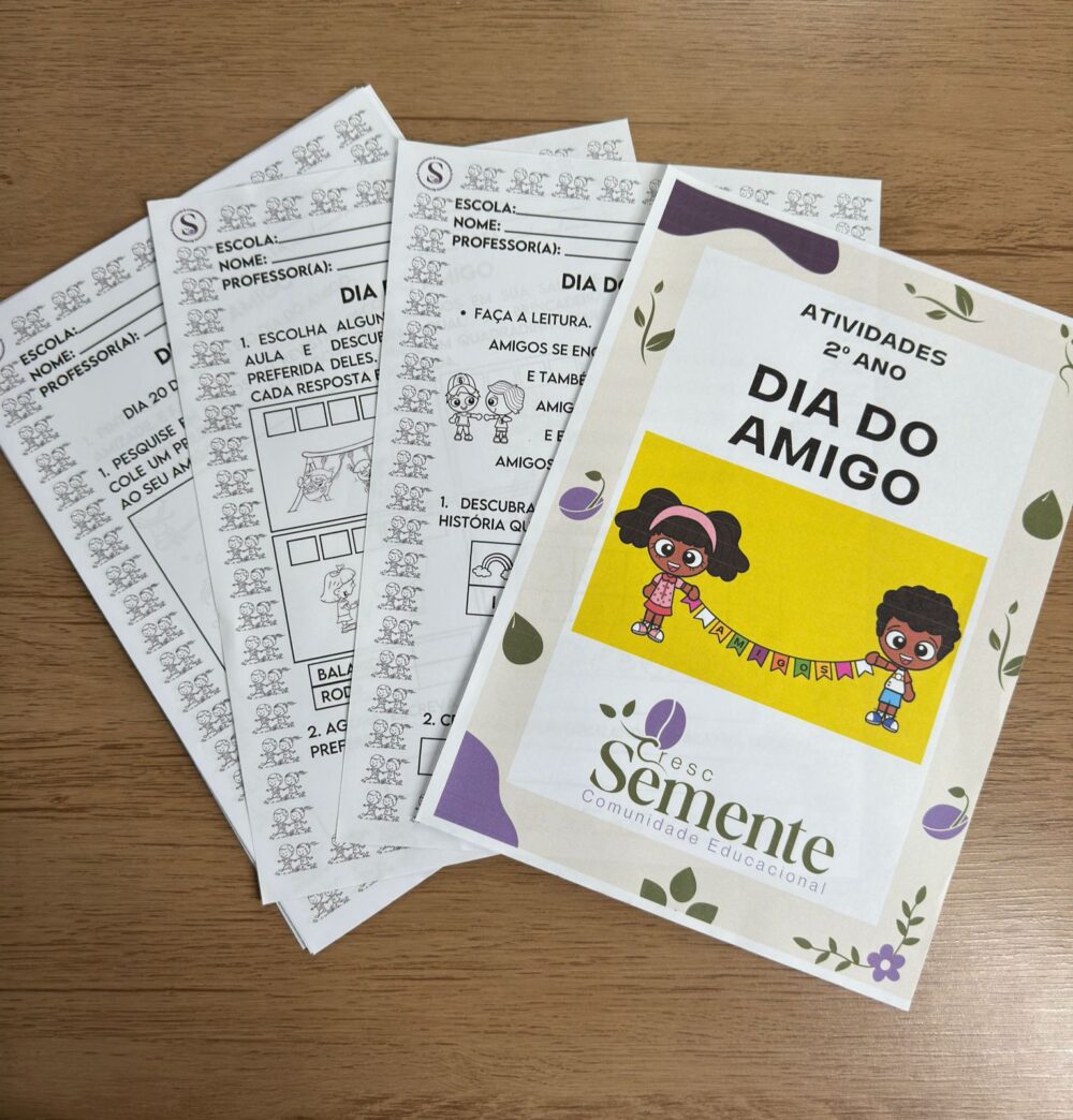 ATIVIDADES DIA DO AMIGO + CARTÃO AMIGO DOCE