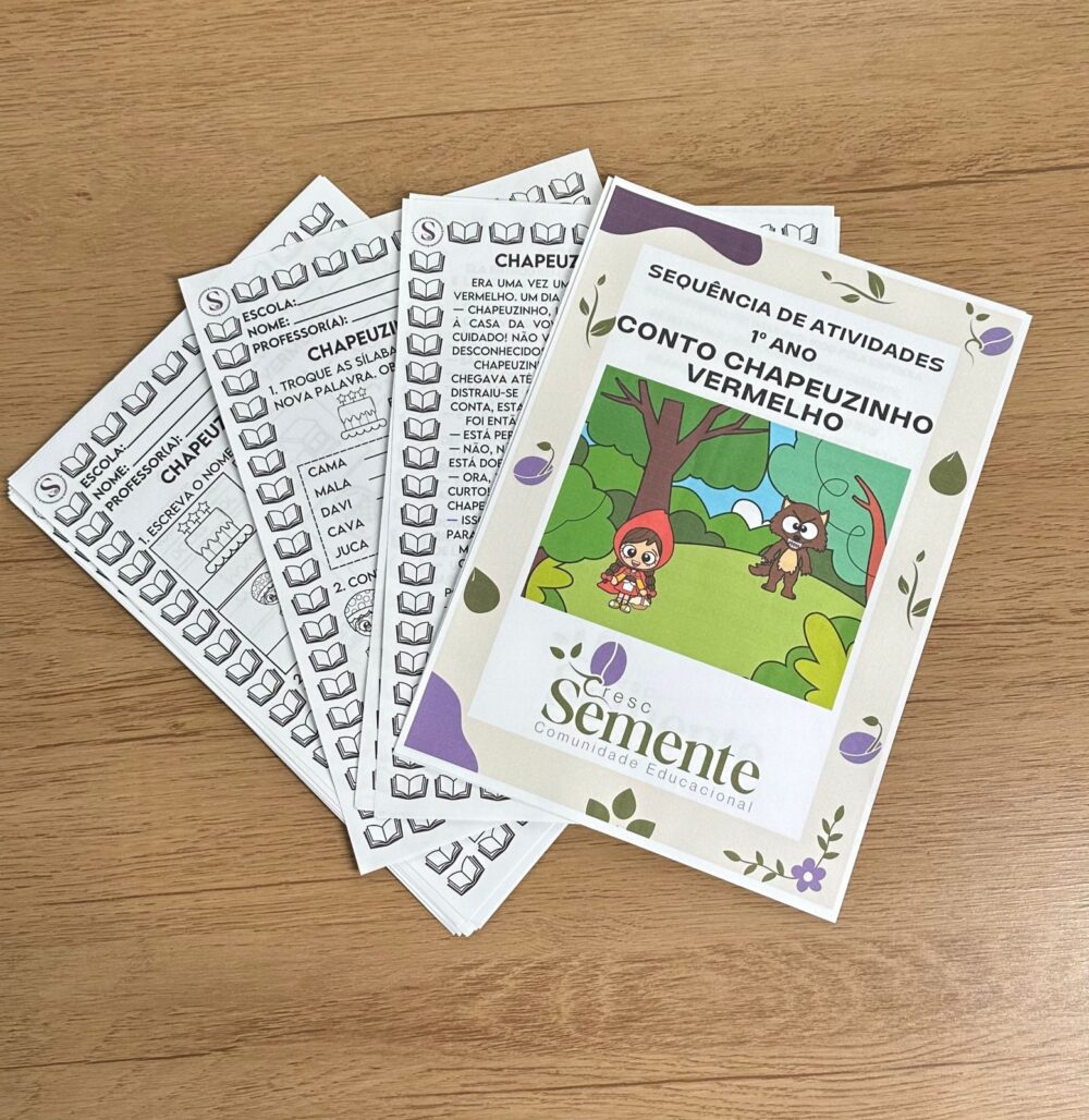 SEQUÊNCIA DIDÁTICA CHAPEUZINHO VERMELHO 1º ANO