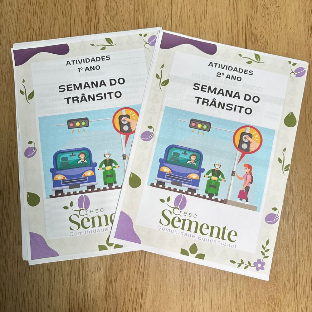 COMBO TRÂNSITO- ATIVIDADES + MIMO SEMÁFORO