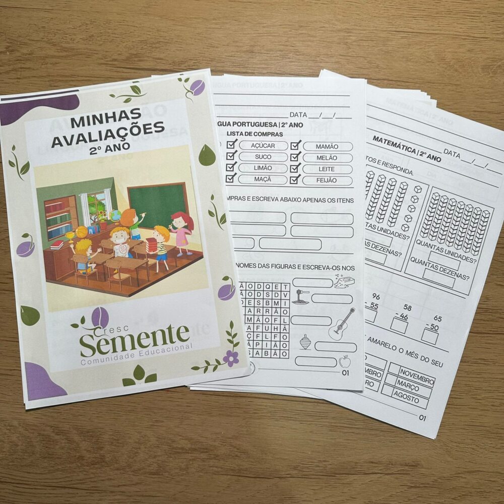 AVALIAÇÕES DO 2º ANO- 3º BIMESTRE