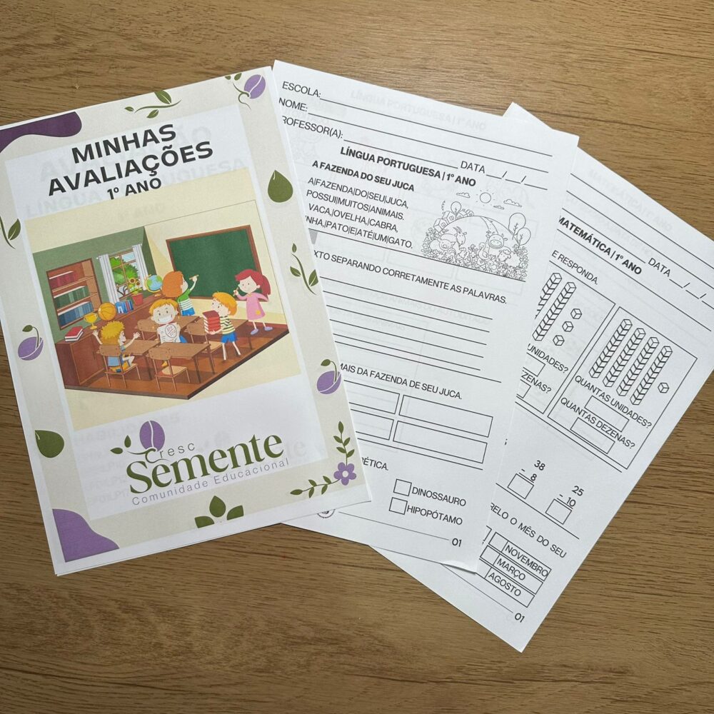 AVALIAÇÕES 1º ANO- 3º BIMESTRE