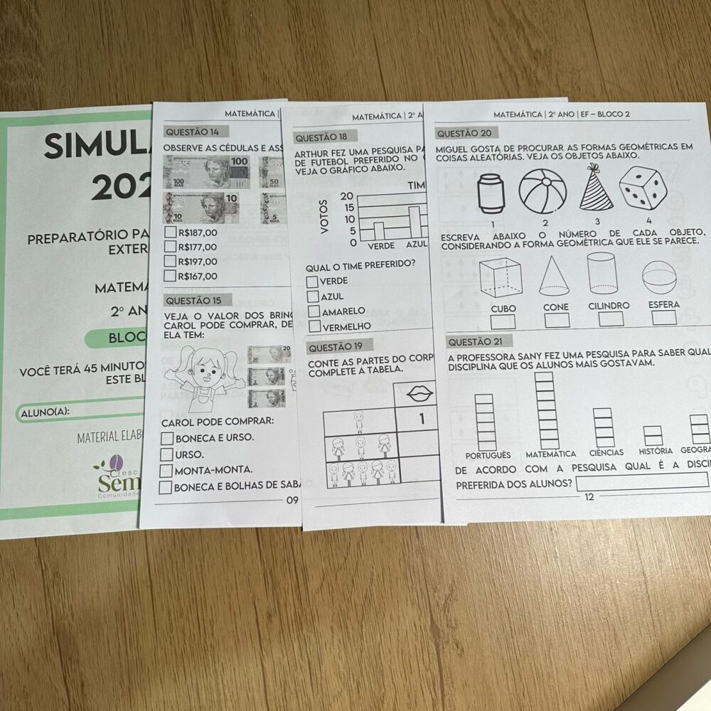 SIMULADO PREPARATÓRIO PARA AVALIAÇÕES EXTERNAS- 2º ANO - Imagem 7
