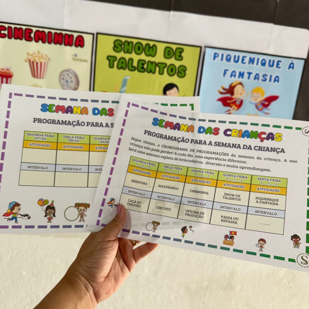 COMBO COMPLETO - PAINEL SEMANA DA CRIANÇAS - Imagem 4