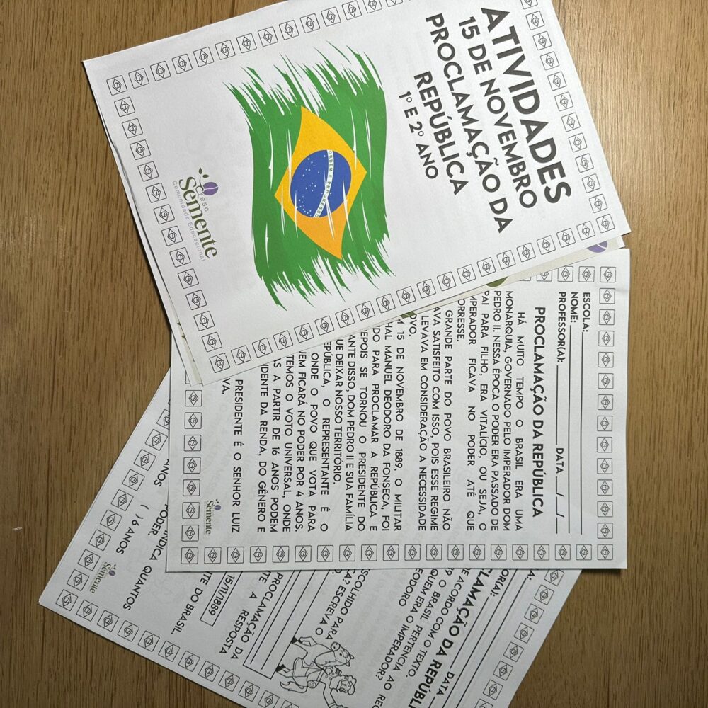 COMBO ATIVIDADES DA BANDEIRA E PROCLAMAÇÃO DA REPÚBLICA + MIMO - Imagem 2