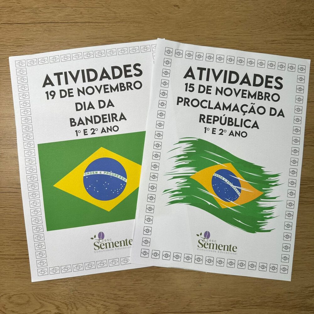 COMBO ATIVIDADES DA BANDEIRA E PROCLAMAÇÃO DA REPÚBLICA + MIMO
