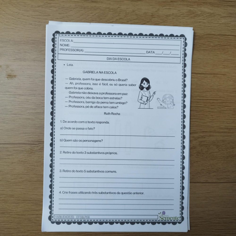 3º ANO - ATIVIDADES DE MARÇO - Imagem 3