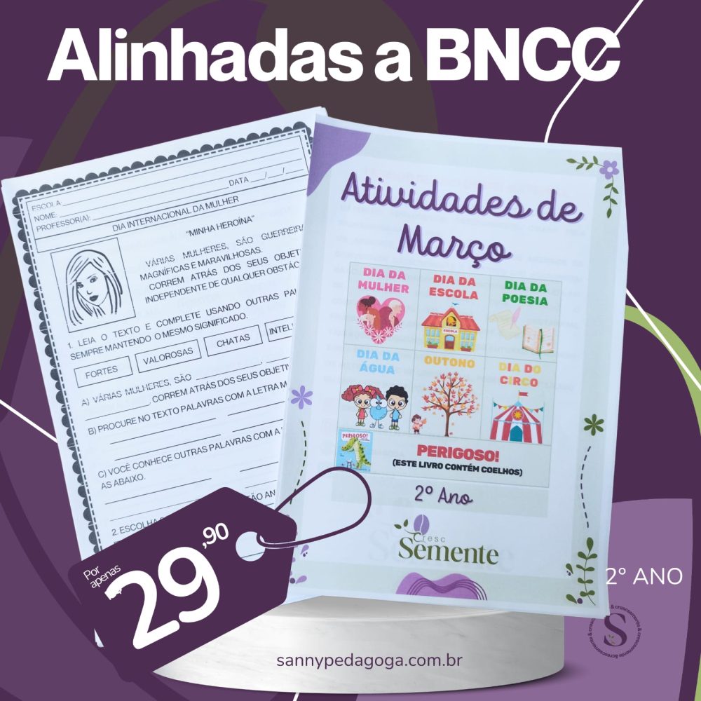 2º ANO - ATIVIDADES DE MARÇO