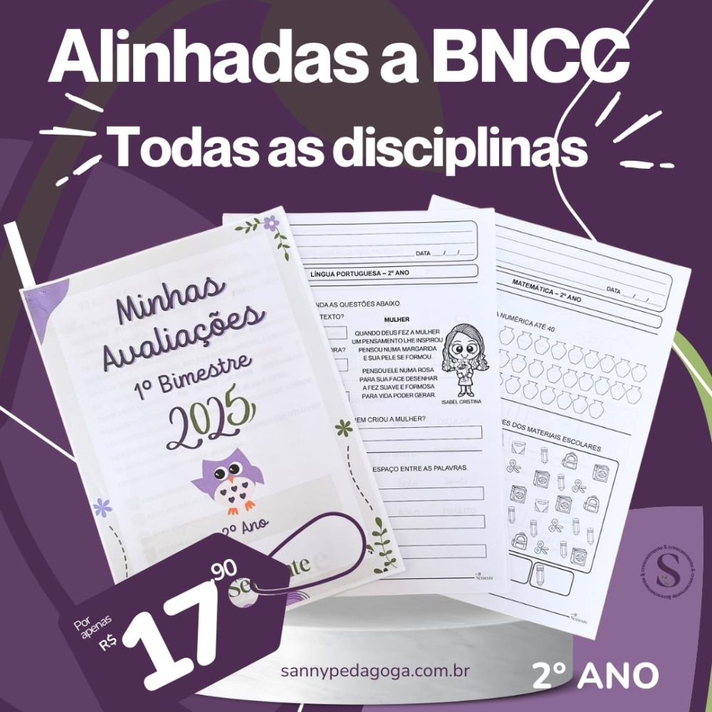 AVALIAÇÕES 2° ANO