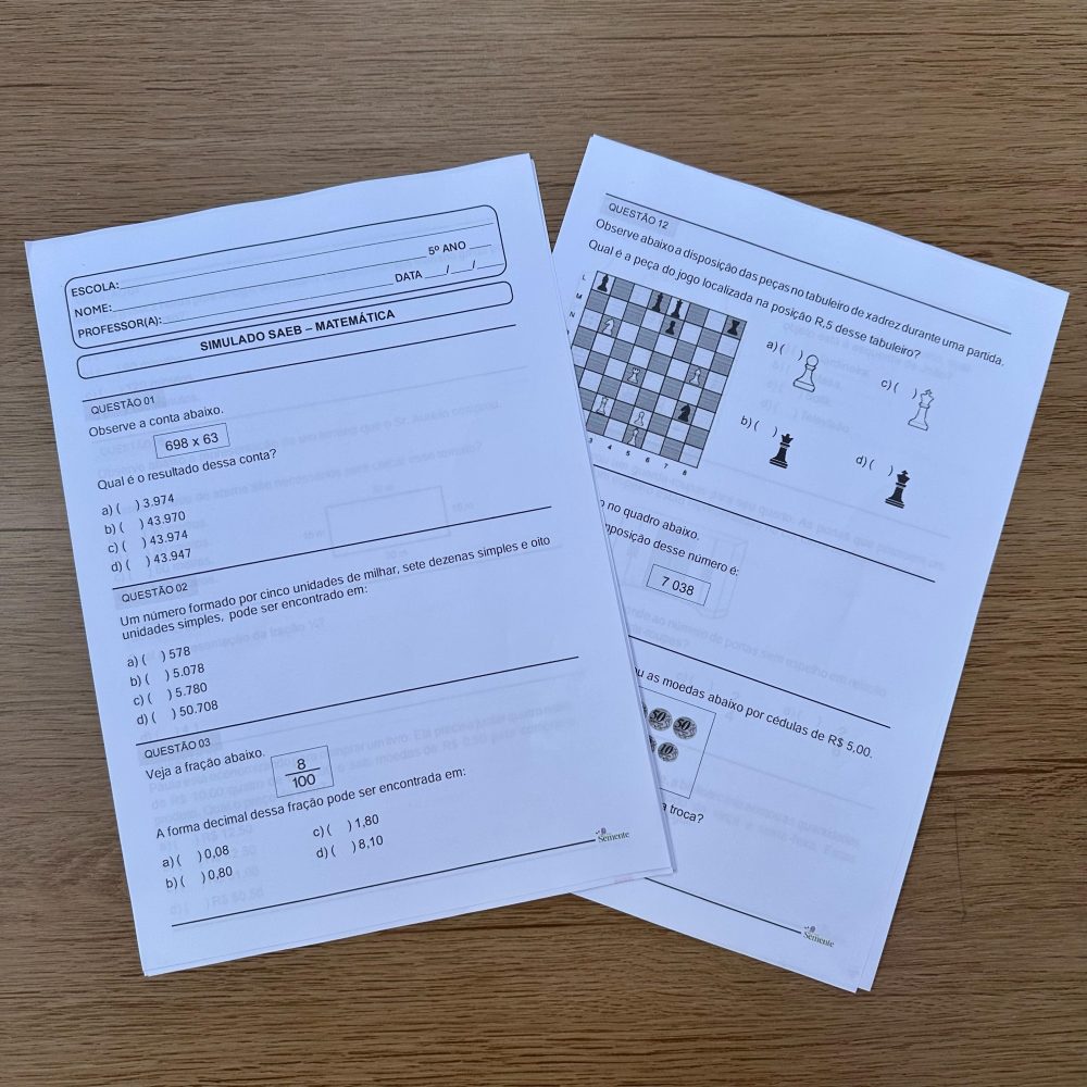 COMBO SIMULADO SAEB DO 1° AO 5° ANO - Imagem 11