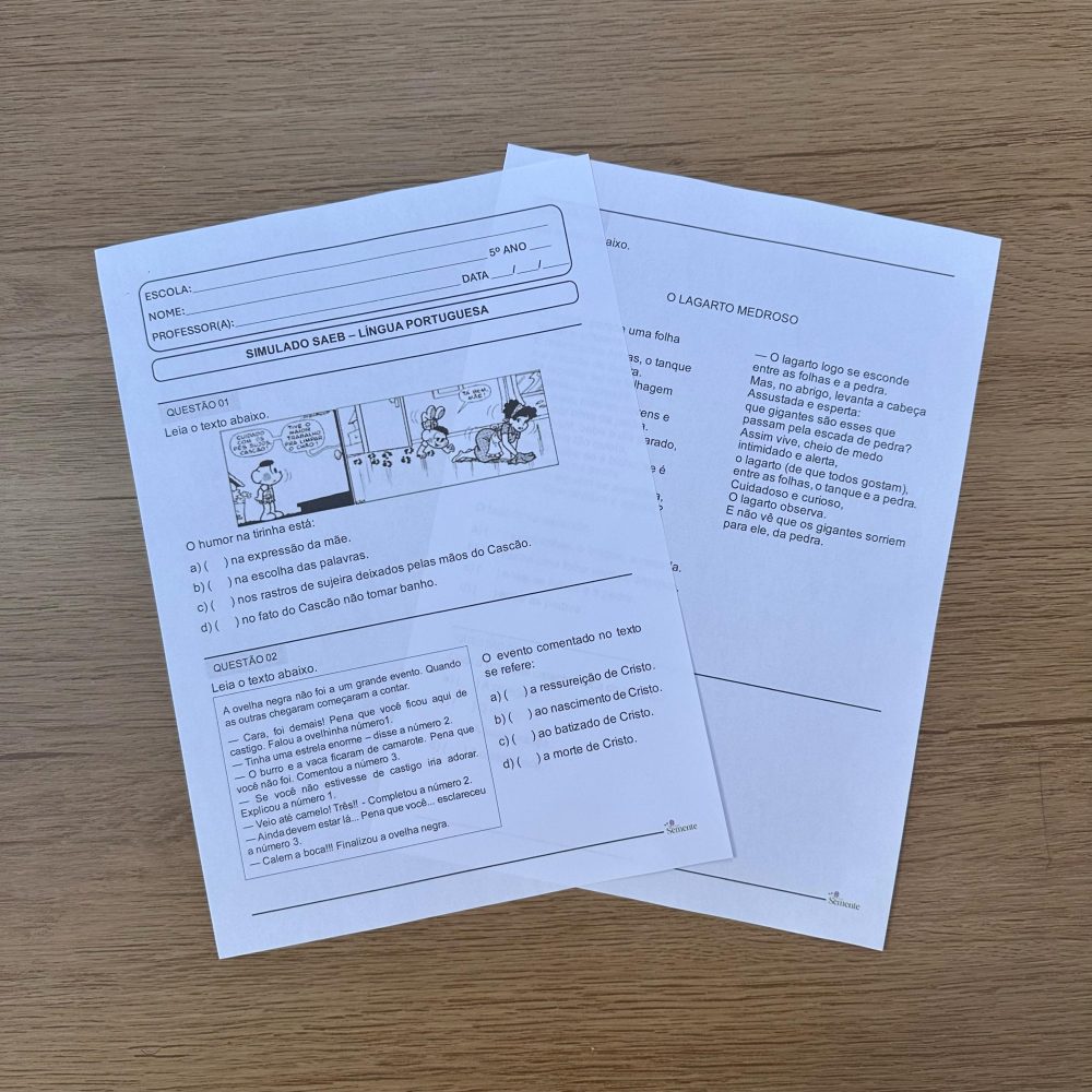 COMBO SIMULADO SAEB DO 1° AO 5° ANO - Imagem 10