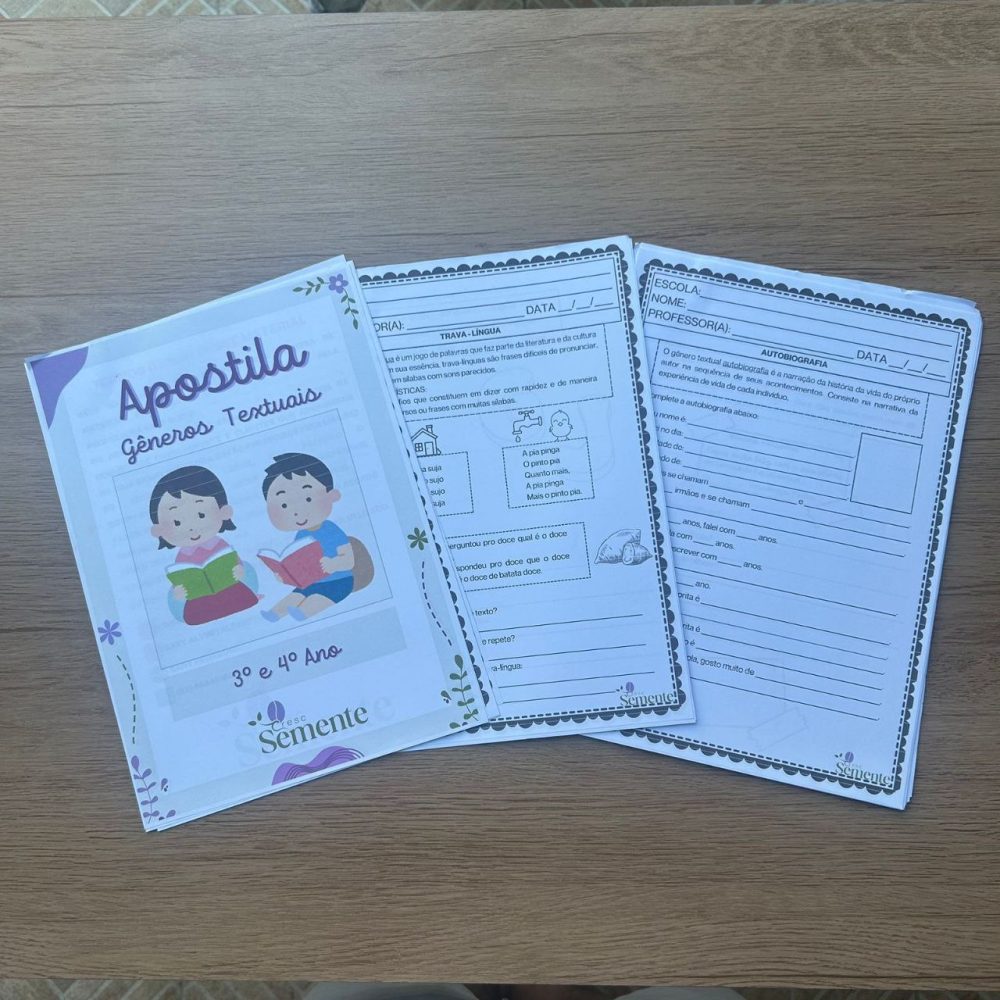 COMBO DAS APOSTILAS 3° E 4° ANOS - Imagem 3