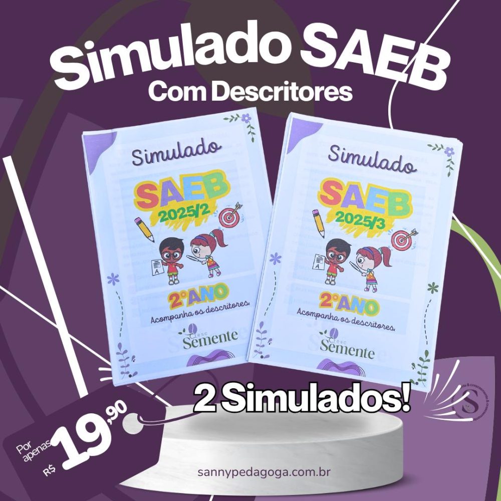 NOVO SIMULADO SAEB 2°ANO - COM DESCRITORES