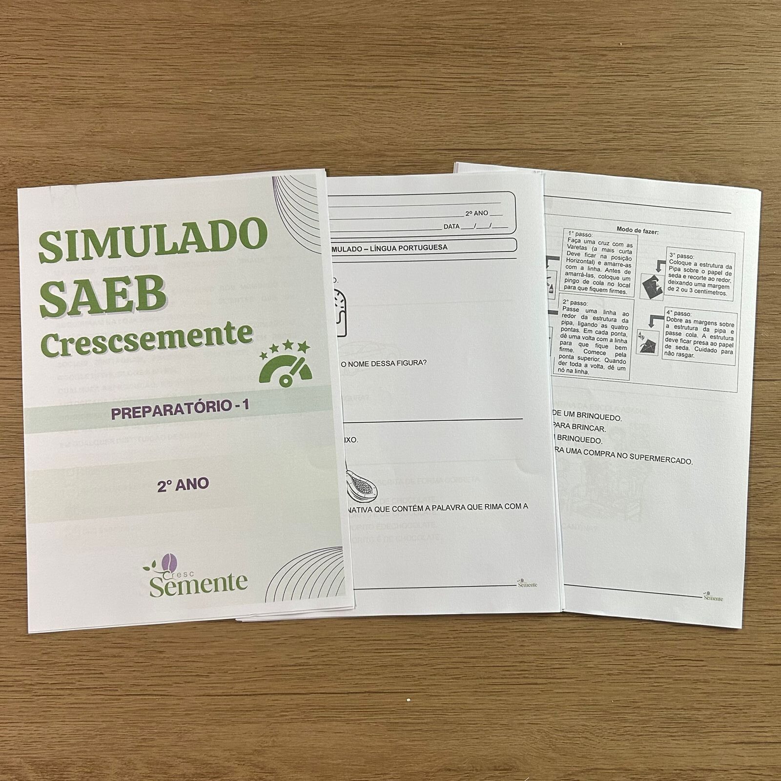 NOVO SIMULADO SAEB 2°ANO NO WORD - COM DESCRITORES - Imagem 6