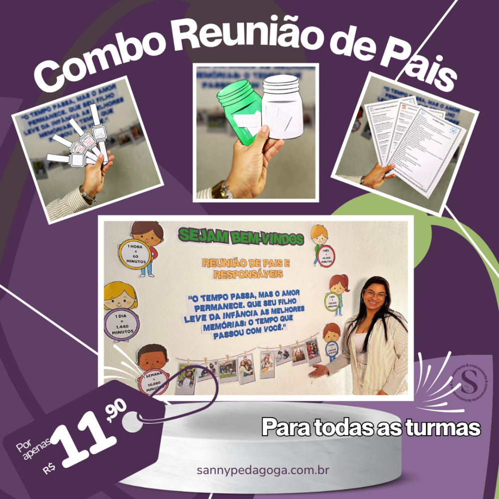 COMBO REUNIÃO DE PAIS