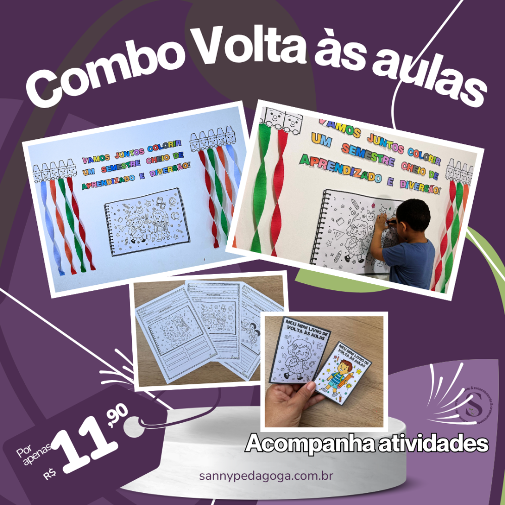 COMBO VOLTA ÀS AULAS