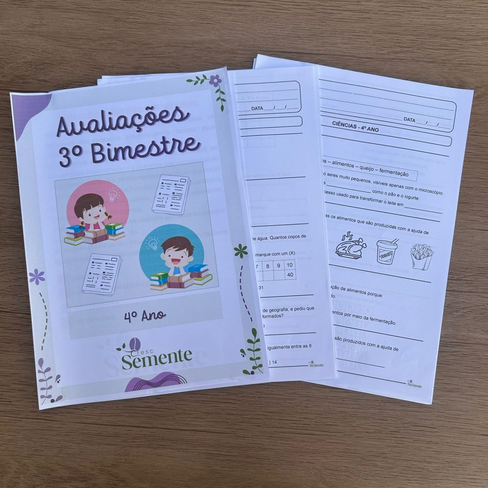 AVALIAÇÕES 4º ANO - 3º BIMESTRE - Imagem 2