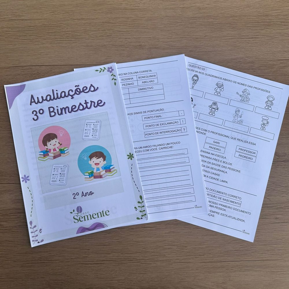 AVALIAÇÕES 2º ANO - 3º BIMESTRE - Imagem 5