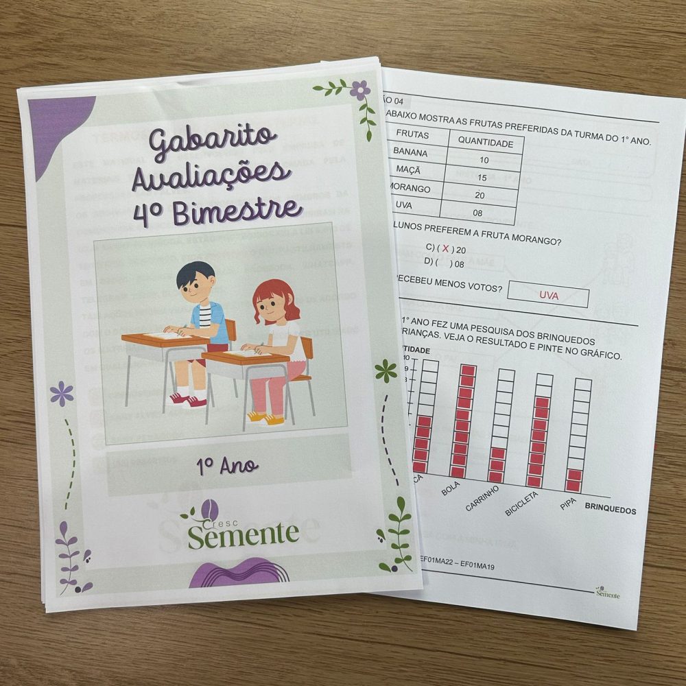 AVALIÇÕES 1º ANO - 4ºBIMESTRE - Imagem 4