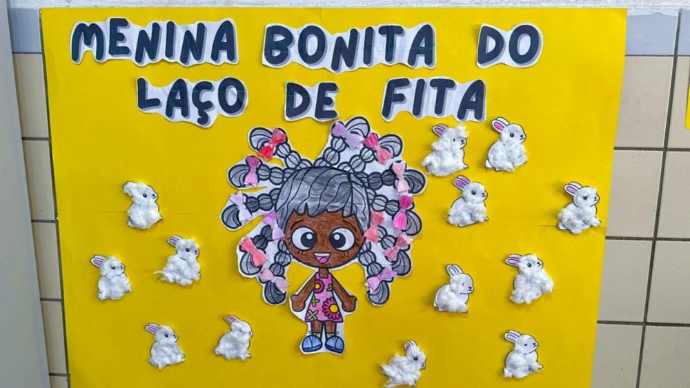 PAINEL MENINA BONITA DO LAÇO DE FITA - Imagem 9