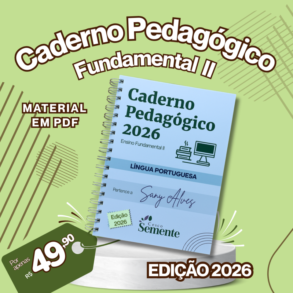CADERNO PEDAGÓGICO - LÍNGUA PORTUGUESA