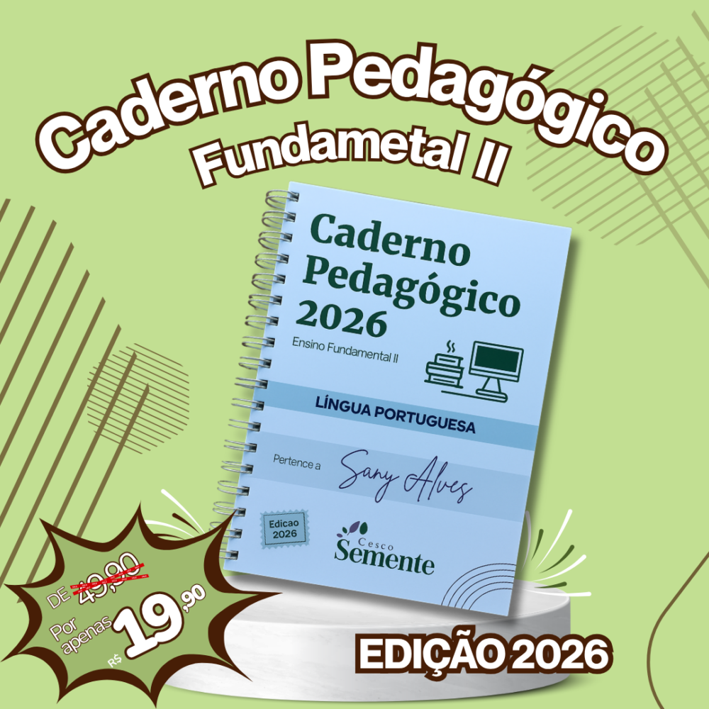 CADERNO PEDAGÓGICO - LÍNGUA PORTUGUESA