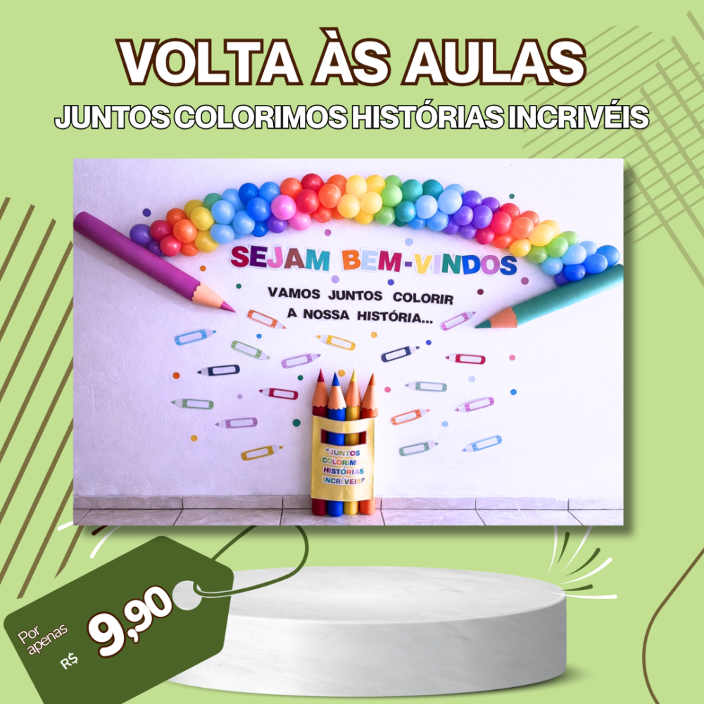 PAINEL VOLTA ÀS AULAS – JUNTOS COLORIMOS HISTÓRIAS INCRÍVEIS