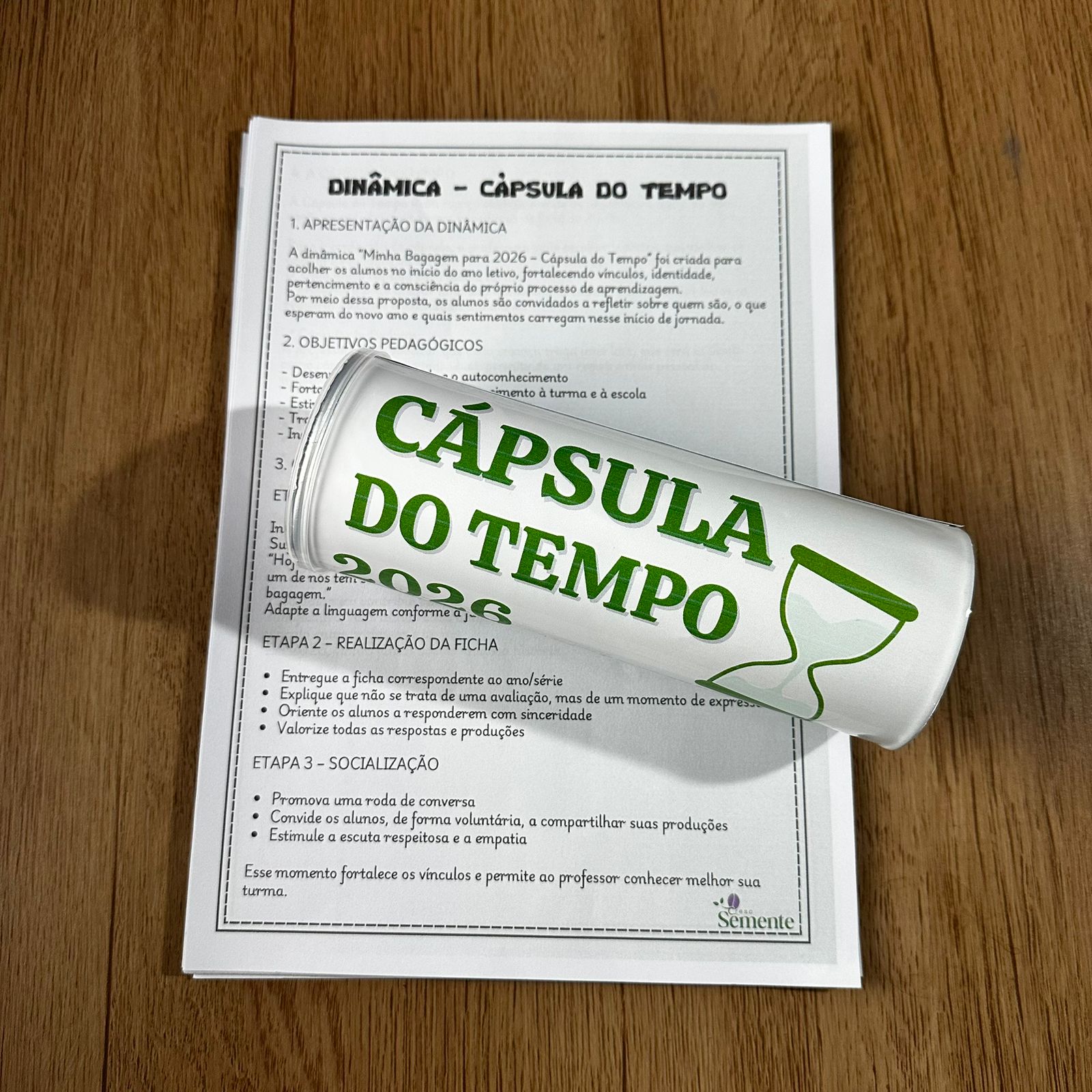 DINÂMICA CÁPSULA DO TEMPO - Imagem 2