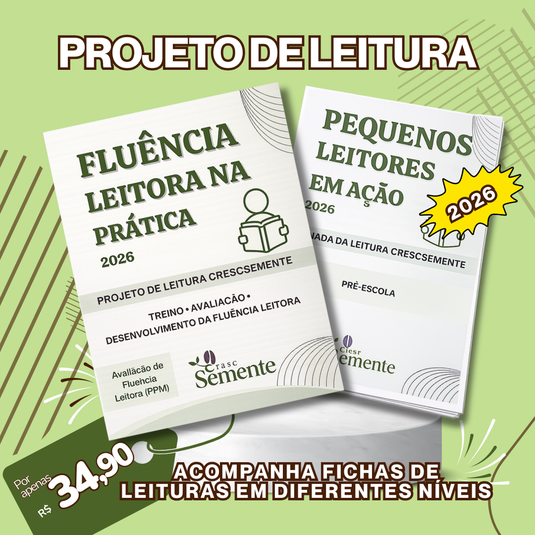 Projeto de Leitura – Fluência Leitora na Prática | Do 1° ao 5º ano