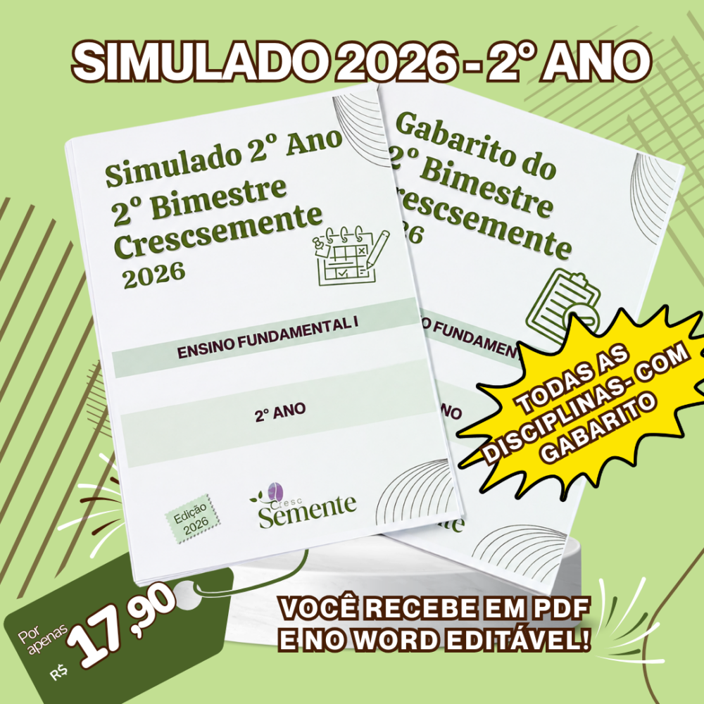 SIMULADOS 2026 – 2º ANO – SEGUNDO BIMESTRE