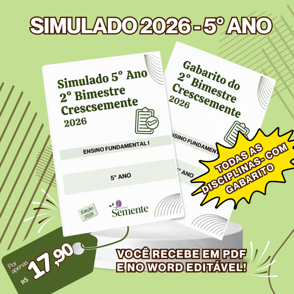 SIMULADOS 2026 – 5º ANO – SEGUNDO BIMESTRE