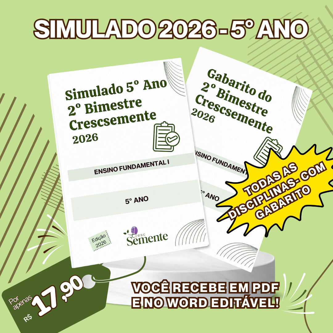 SIMULADOS 2026 – 5º ANO – SEGUNDO BIMESTRE
