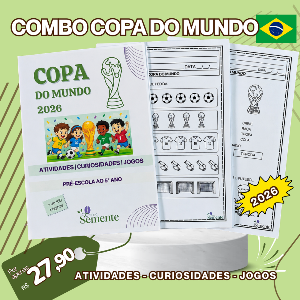 COMBO COMPLETO COPA DO MUNDO