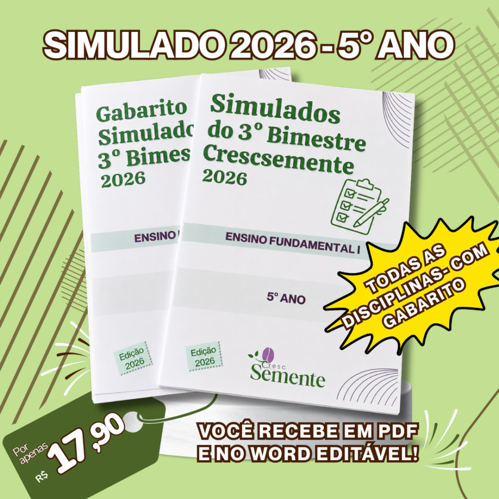 SIMULADO 5° ANO - 3° BIMESTRE