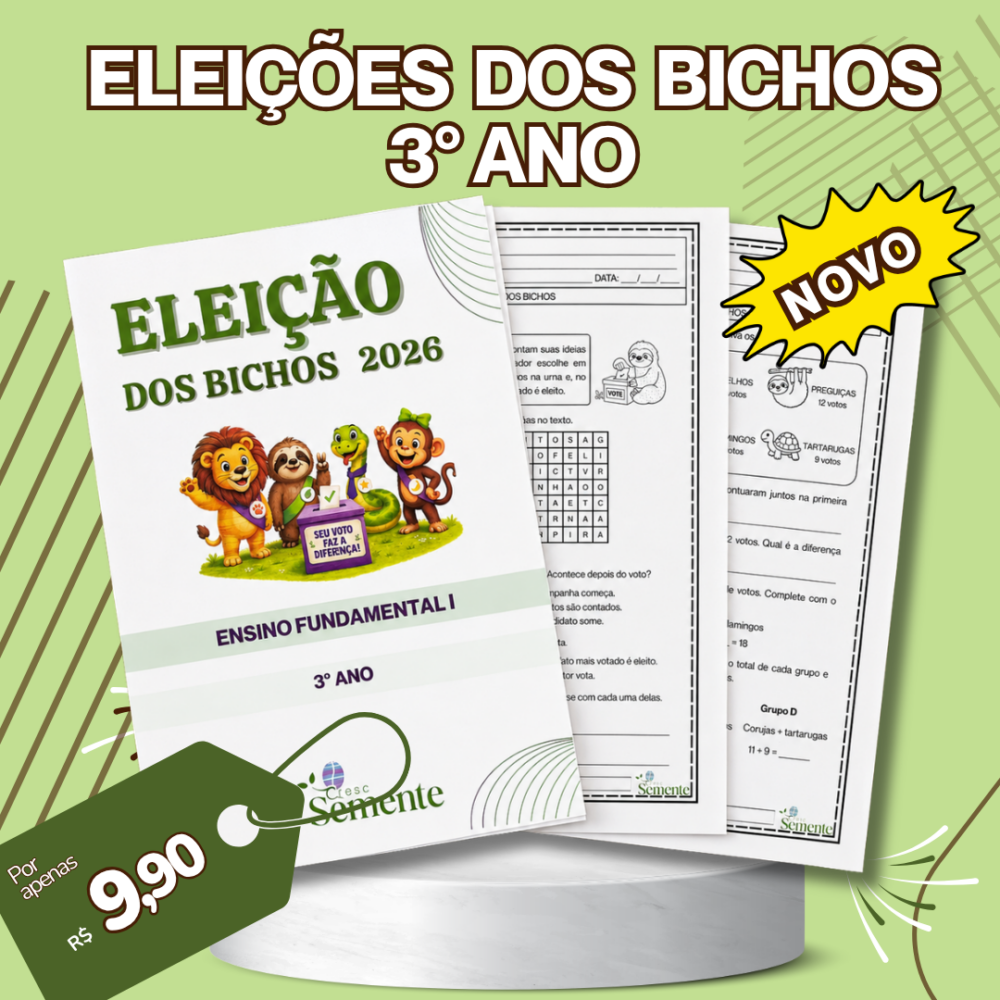 ELEIÇÕES DOS BICHOS — 3º ANO