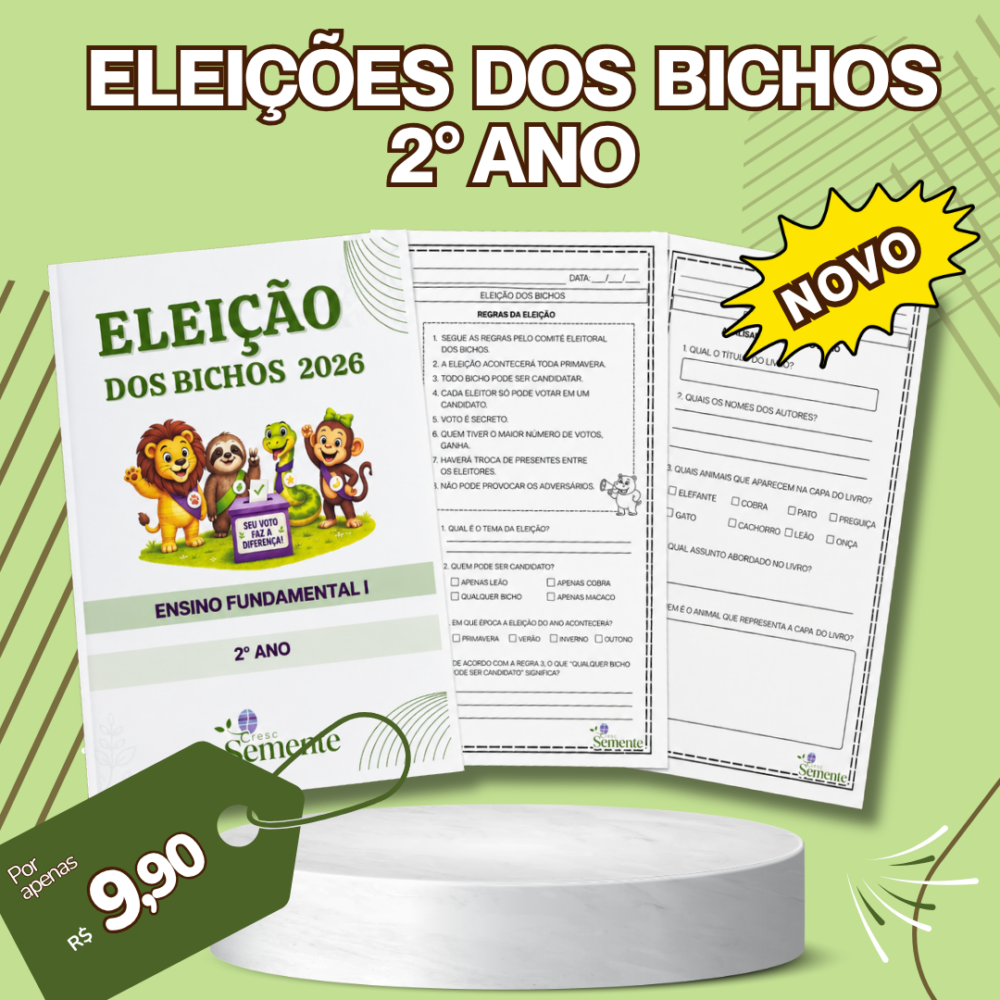 ELEIÇÕES DOS BICHOS — 2º ANO
